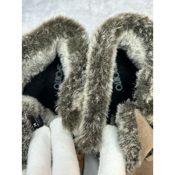 Sporto Booties Boots Women 7 Leather Waterproof Faux Fur Lined Winter Outdoors - Picture 6 of 9